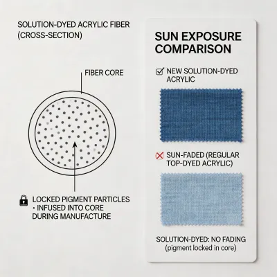 solution dyed acrylic